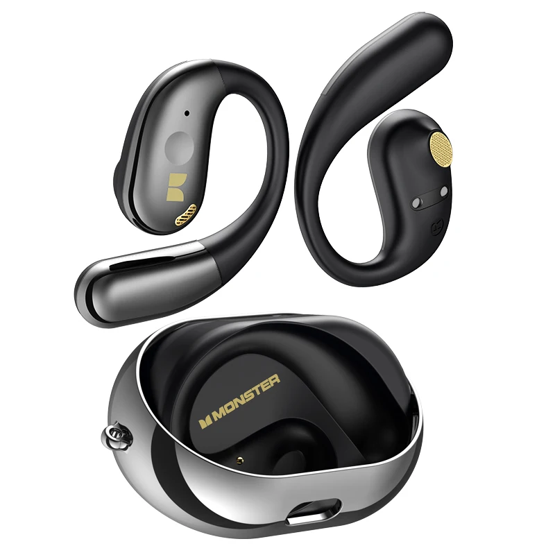 Monster Open Ear AC360 Air Conduction Headphone Bluetooth 5.4 Ture