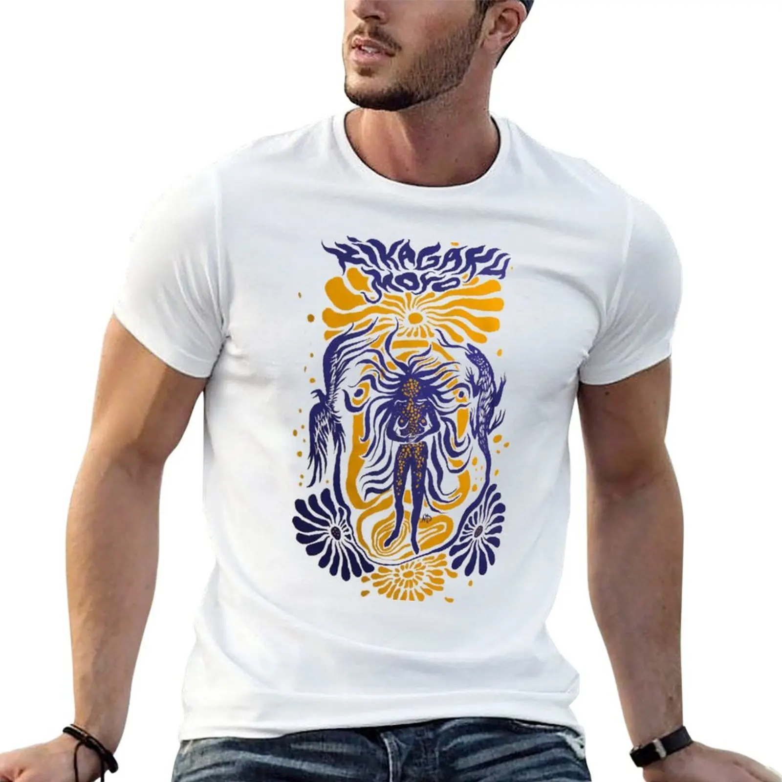 

KIKAGAKU MOYO MATEEN WHITE 2022 LIMITED EDITION T-Shirt t shirt man designer t shirts for man slim fit T-Shirt