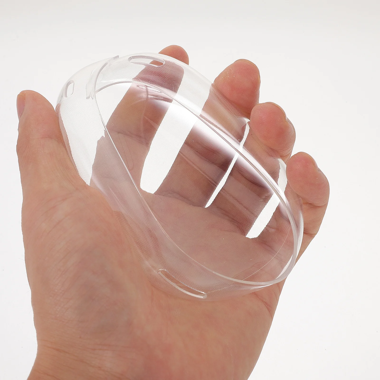 زوج واحد من غطاء سماعة الرأس اللاسلكي من مادة البولي يوريثان الحراري وواقي وسادة الأذن ومقاوم للعرق وقابل للفصل لسهولة التنظيف المتوافقة مع AirPods Max #5