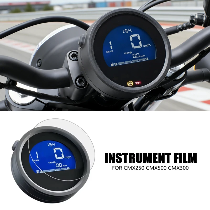 For Honda Rebel 500 CMX250 Dashboard Screen Protector Scratch Protection Film CMX500 CMX300 500 CL500 2020-2024 2023 Motorcycle