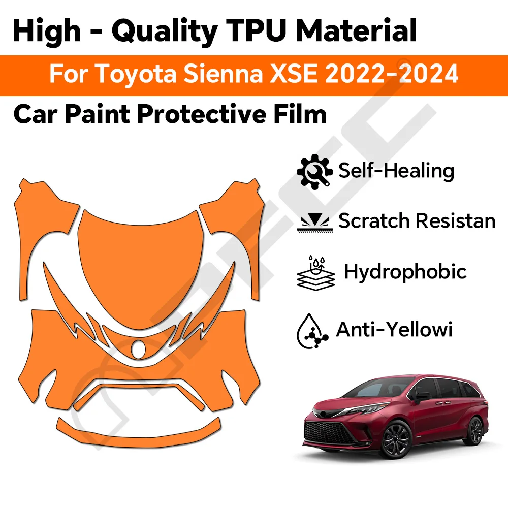 

PPF for Toyota Sienna 2022 2023 Paint Protection Film Anti-Scratch Film Transpare Headlight Rearview Mirror Protective Film