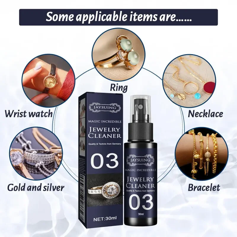 Jewelry Cleaner Solution Fluid for Ultrasonic Machine Cleaner Use Liquid To Clean Gold Silver Watches Diamonds