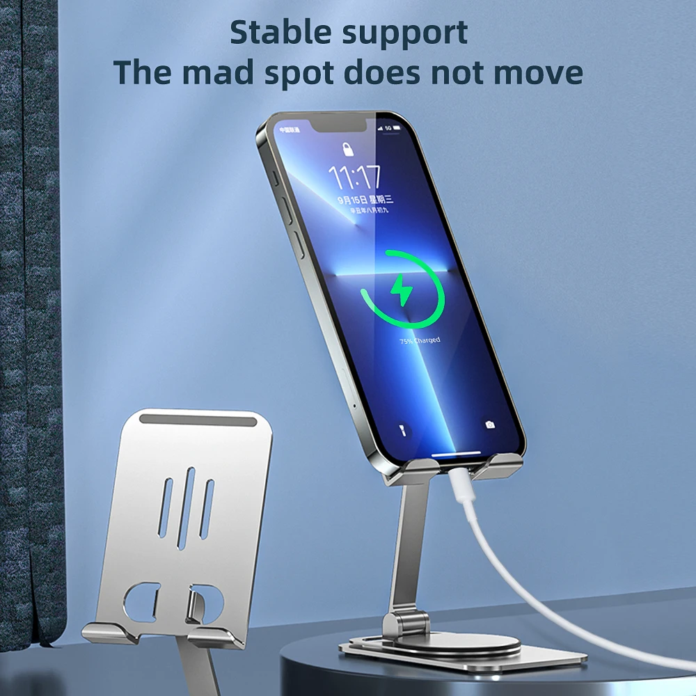 Foldable Aluminum Tablet Stand Holder For iPad Pro 11 10th 10.2 7th 8th 9th Gen Xiaomi Pad Samsung Tab Ultrathin Tablet Bracket