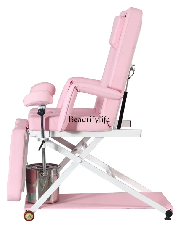 Mobile Gynecological Examining Table Multi-Function Beauty Massage Bed