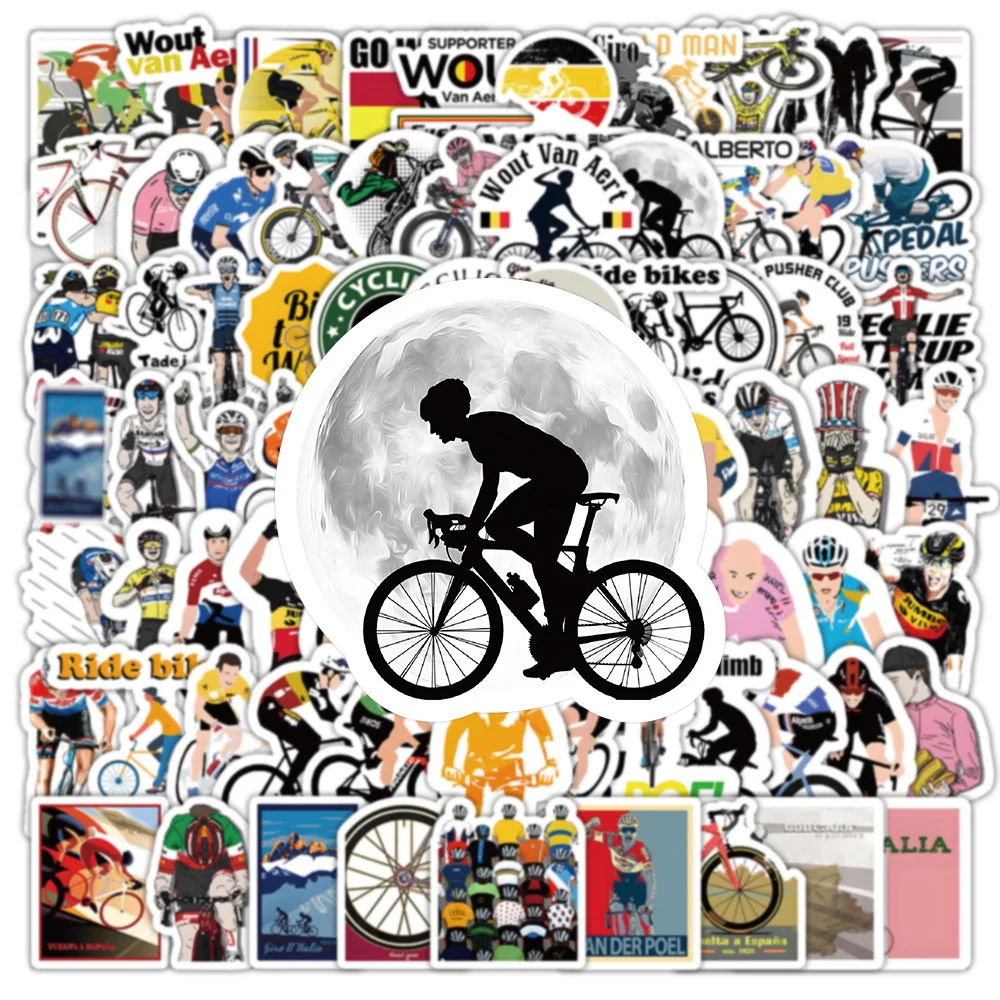 

10/30/50/100pcs Mountain Bike MTB Graffiti Stickers for Bicycle Car Laptop Skateboard Phone Waterproof Cool Decals Kid Sticker