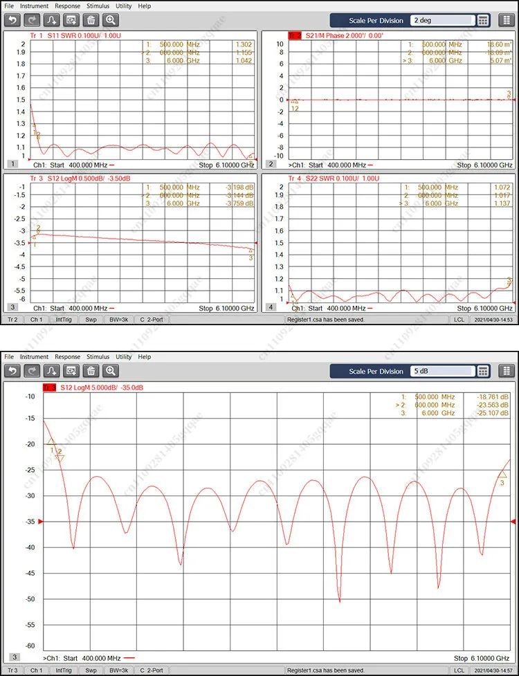 PD-0.5/6-2S 0,5-6GHz 30W SMA Hochfrequenz-RF 1/2 Leistungsteiler Impedanz 50 Ohm – Detail 5