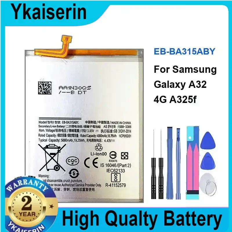 

New EB-BA315ABY 5000mAh Battery for Samsung Galaxy A32 4G A325f Phone Replacement High Quality Bateries with Tracking Number