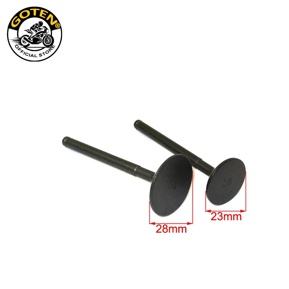 سيقان صمام عادم بمدخل جوتن ، صمام Z155 ، سيقان ساق لدراجة Zongshen YX x 160cc ، دراجة حفرة 23: 28 #2