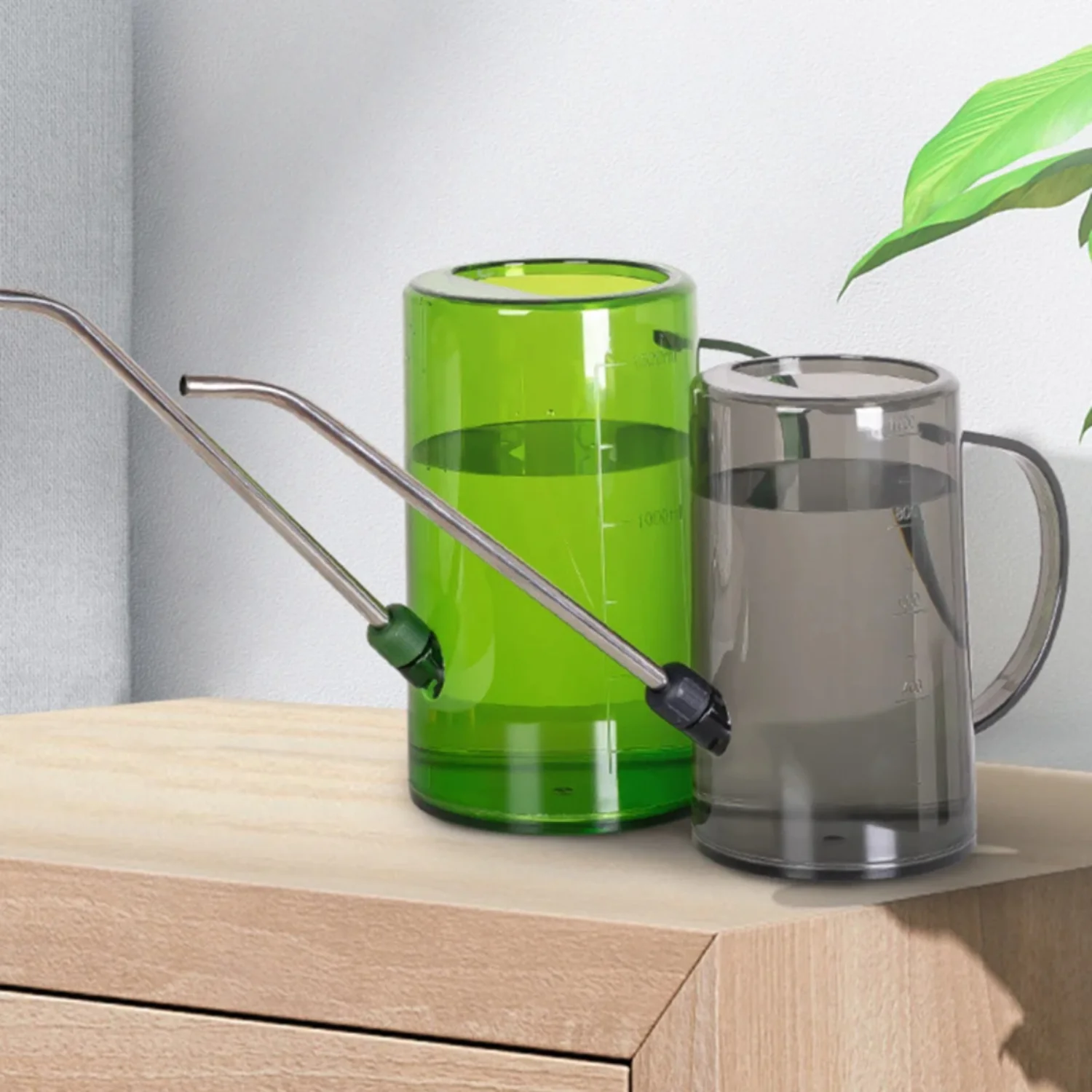 1L Long Mouth Watering Can Plastic Plant Sprinkler Potted  Irrigation Accessories Practical Flowers Gardening Tools Handle