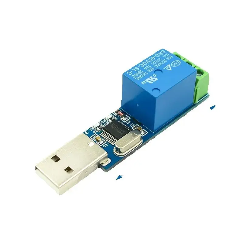 1PCS/piece LCUS-1 type computer serial port USB control relay module, LCUS-2 channel PLC intelligent control switch module