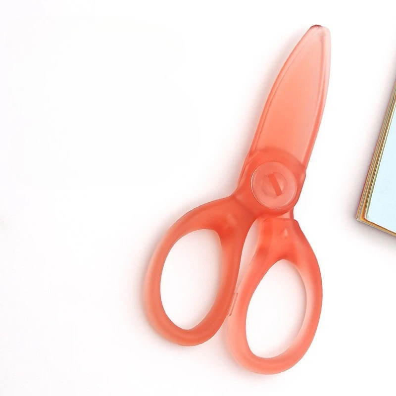 مقص سلامة للأطفال مقص بلاستيكي للوازم الفنية المدرسية #5