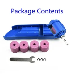 Corundum Grinding Wheel Drill Sharpener Millstone Portable Set Sharpening Tapping Tool Wear-resistant Bit Compact Wrench