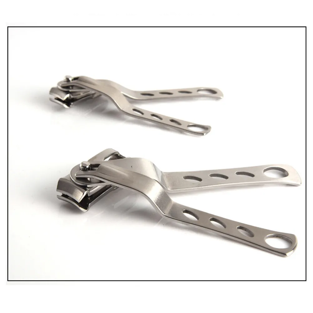 

2pcs 360 Degree Rotating Stainless Steel Nail Clippers Set Durable Anti-Rust Manicure Pedicure Grooming Kit Nail Cutter Tools