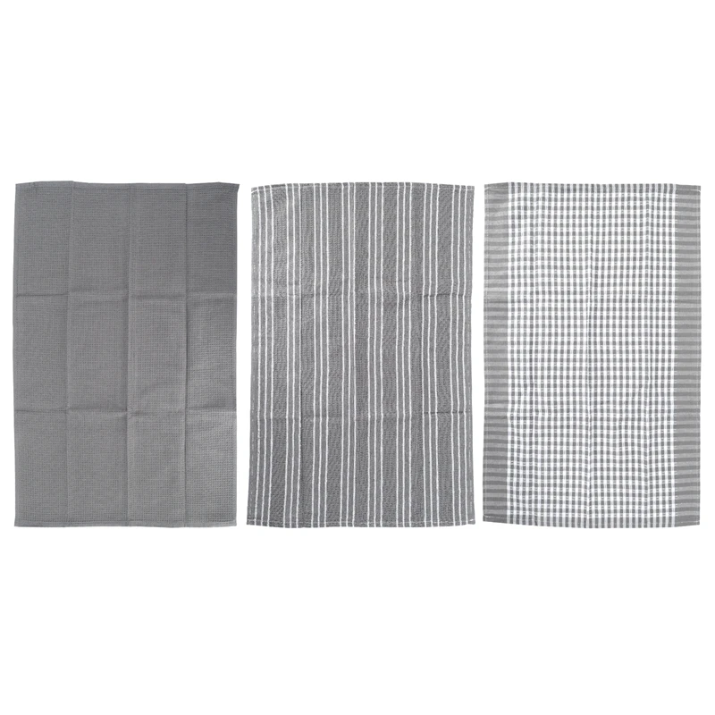 Towels, 1 Natural Cotton, The Best Tea Towels, Dish Cloth, Absorbent and Lint-Free, Machine Washable,-A27I
