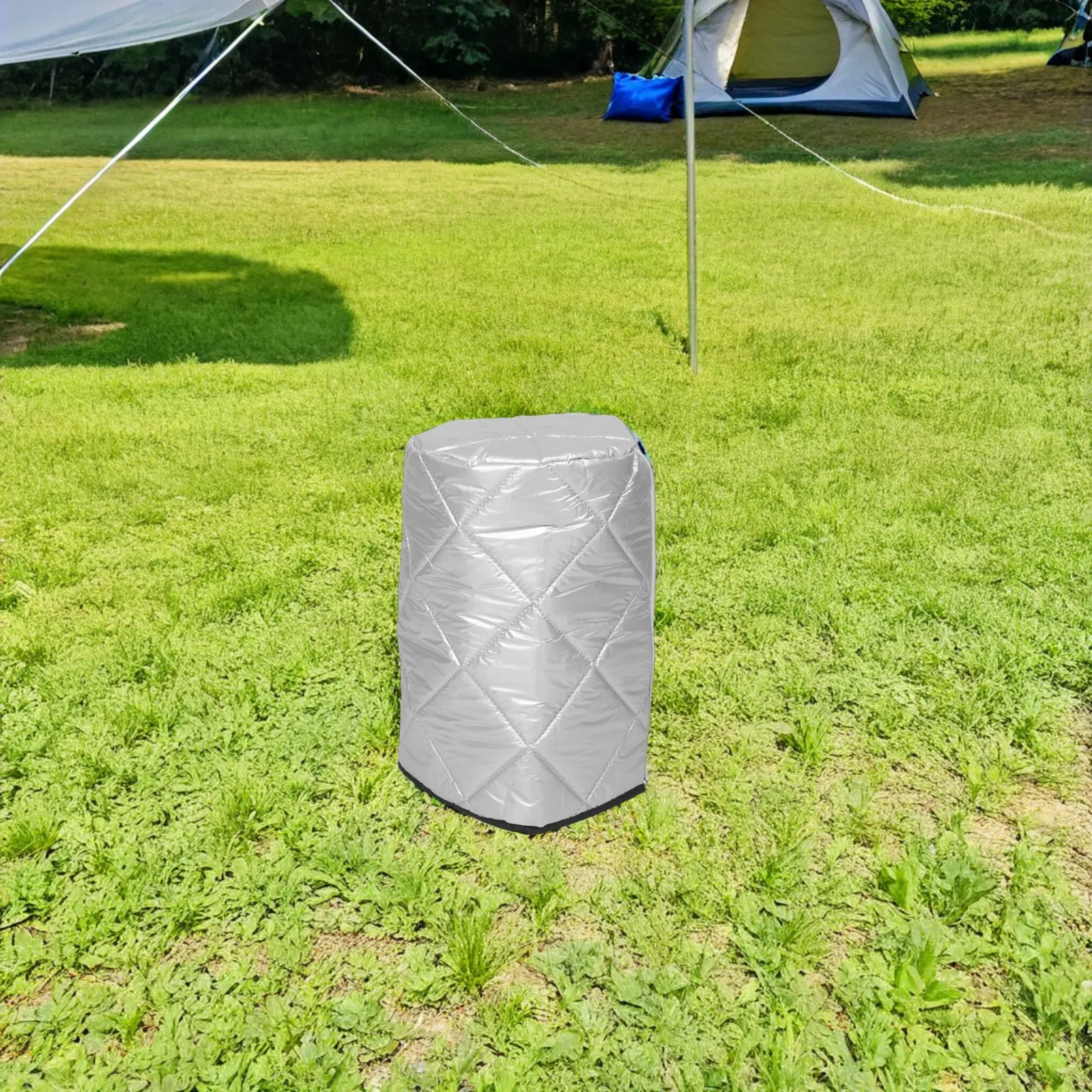 Gas Tank Protective Cover Waterproof Oxford Cloth Insulated Propane Cover Dustproof Uv Resistant 5Kg Gas Cylinder Shield 17x9