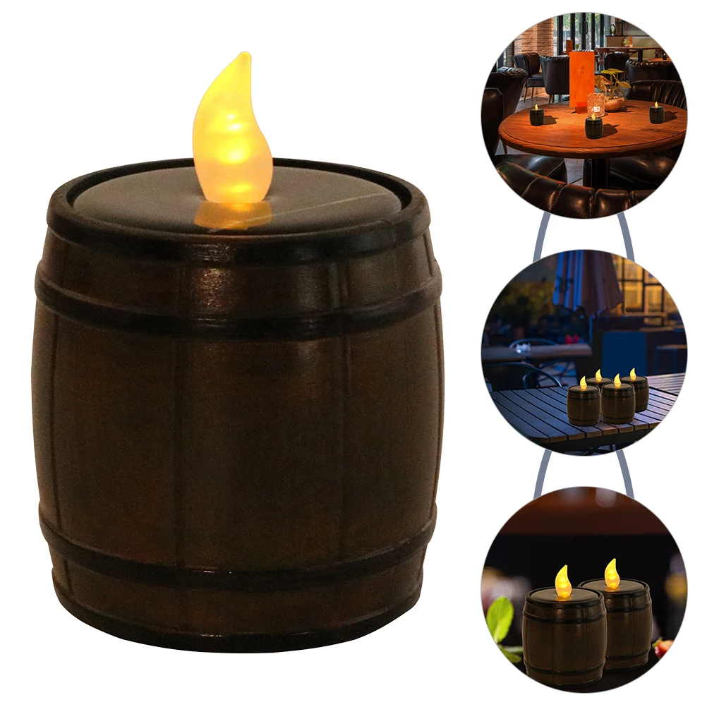 

Solar C Light Plastic C les Flameless Waterproof Outdoor Birthday Wedding LED Tealight Solar Powered Elegant Romantic