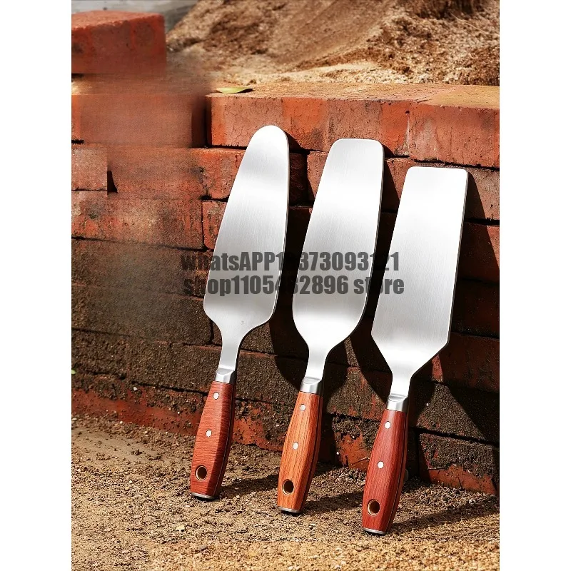 Forging brick knife, clay spatula, double-sided mud knife, all-steel bricklaying head, brick cutting tool