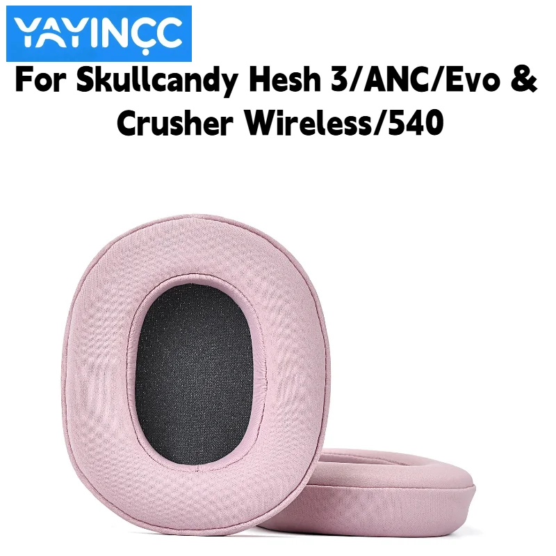 Ersatz-Ohrpolster aus Yoga-Gewebe, die nie abblättern, für Skullcandy Hesh 3/ANC/Evo & Crusher Wireless/540 Kopfhörer, Reparaturteile – Detail 4