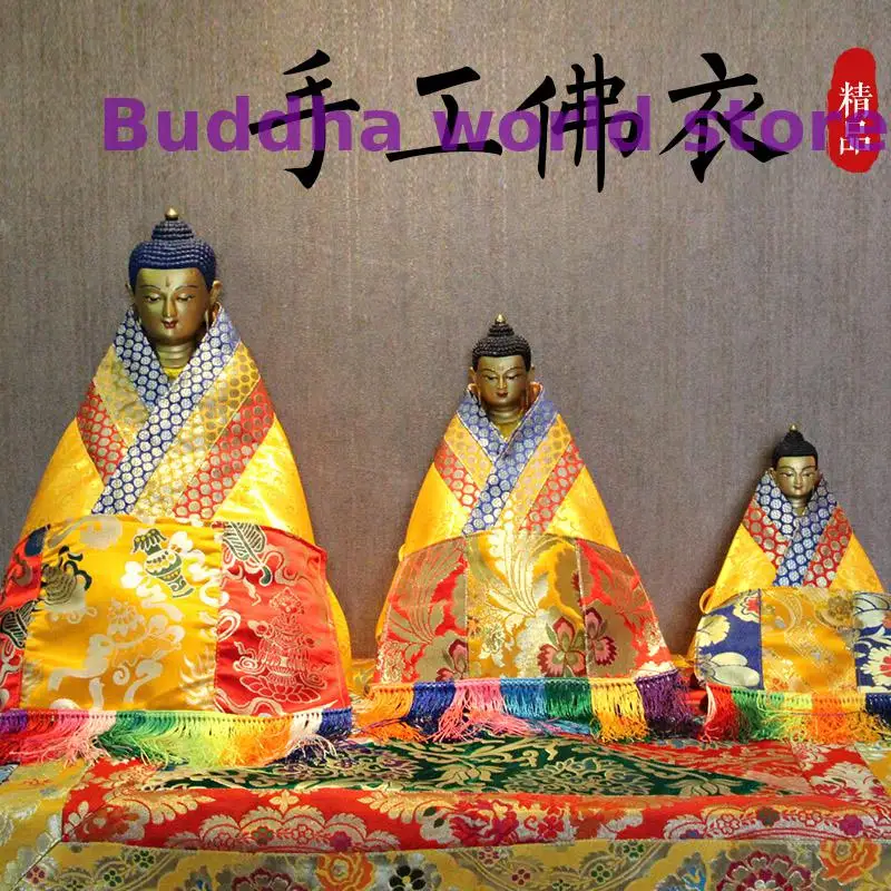 Wholesale Buddhist supply # Esoteric Buddhism buddha Cape Robe clothing of Tibet Nepal Shrine FOR HOME temple Buddha statue