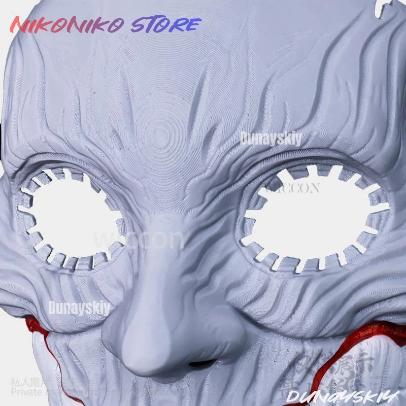 أنيمي Dandadan كوسففيري آيرا شيراتوري قناع تنكري الدعائم ثلاثية الأبعاد البلاستيك الصلب الفتيات امرأة هالوين هدية الكريسماس مخصصة