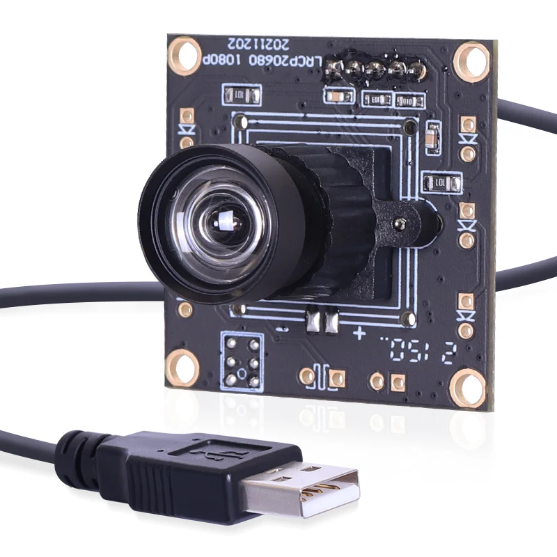 2MP PS5268_32mm 4mm 75degree distortionless USB Free Drive CMOS 1920*1080 30fps Mini Industrial camera module for Machine vision