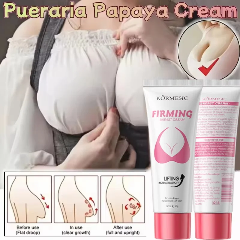Fast Growth Breast Enlargement Cream Lift Firm Breast Improve Sagging Massage Chest Rapidly Body Moisturizing Smooth Bright Care