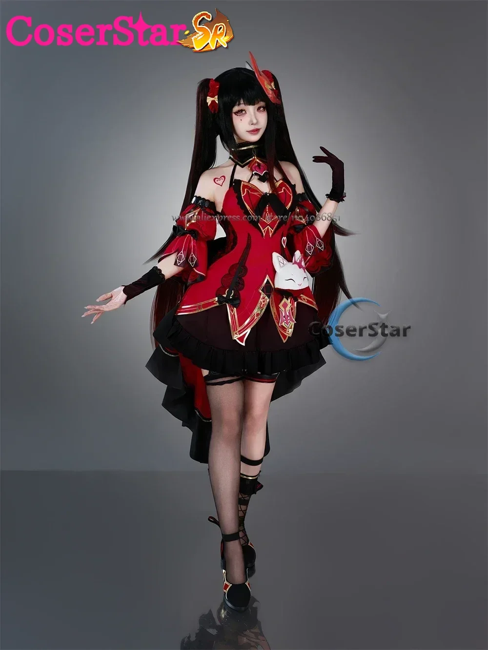 Honkai Star Rail Sparkle Cosplay Costume Role Play Comic Con Dress Hallowmas Party Wigs Animation Prop