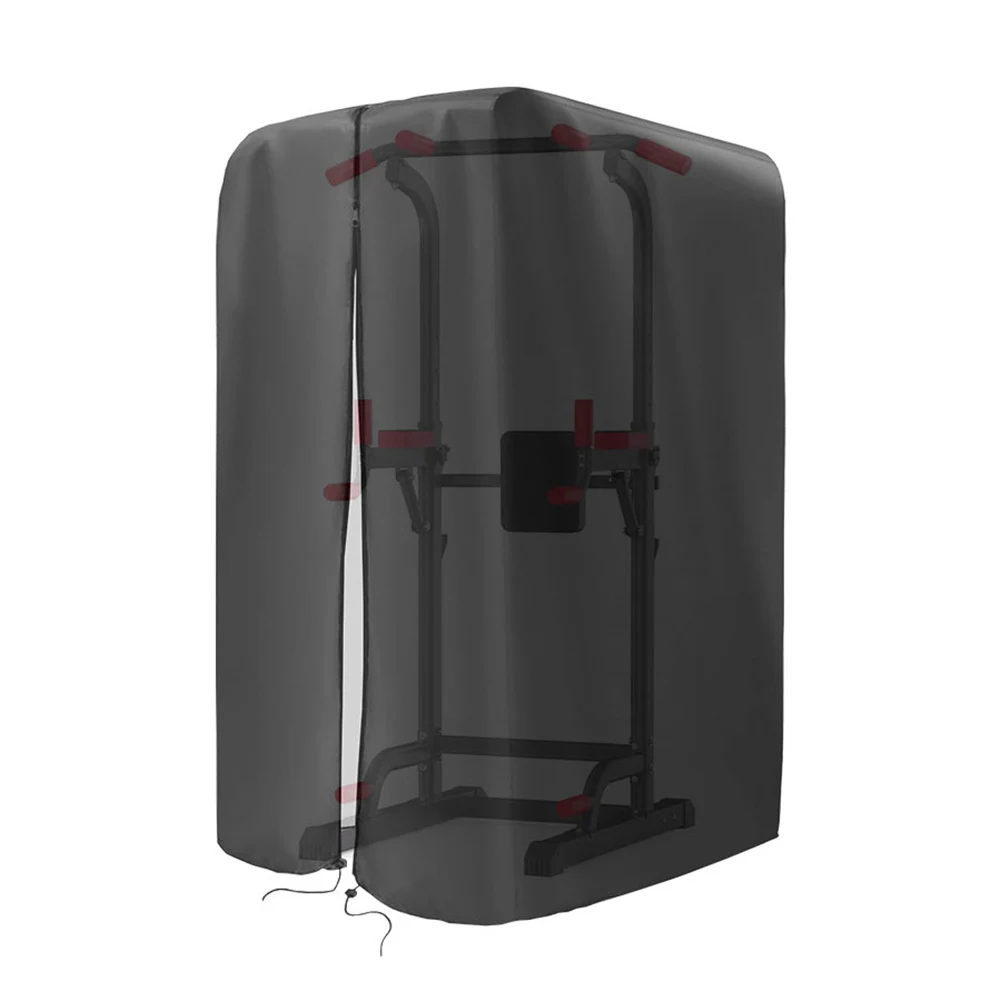 

Защитный чехол на молнии для стойки для приседаний и стойки для поднятия тяжестей, всепогодный щиток для защиты тренажерного оборудования