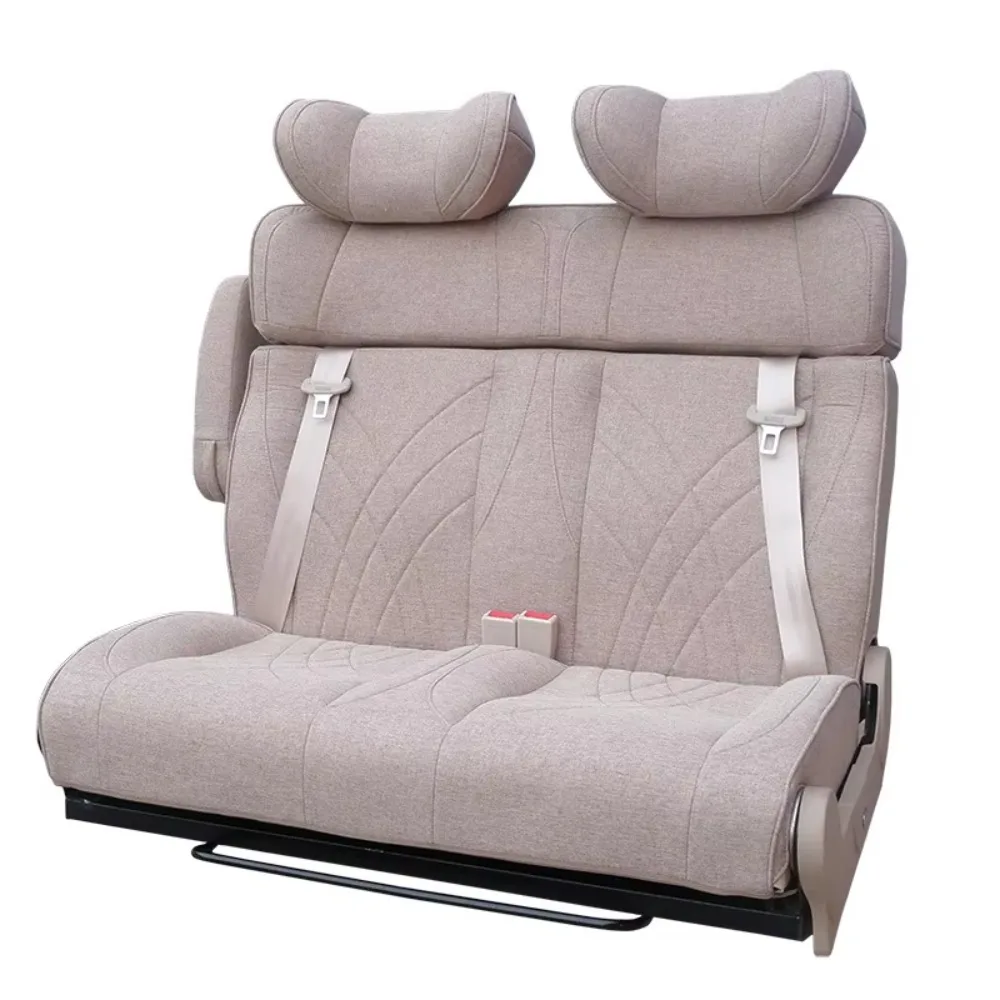Adjustable Swivel Camper Van Seat Bed Reversible Bed Function Leather Custom Seats Various Colors Van Conversion