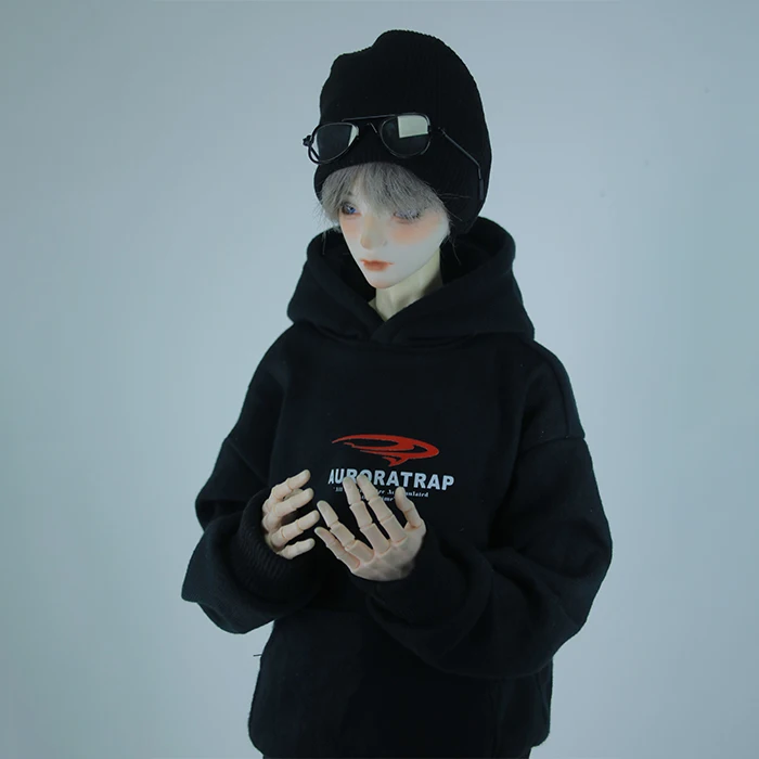 1/3 Bjd Pop Graffiti Mode Top 1/4 Bjd Pop Veelzijdige En Knappe Hoodie Oom Pop Jongen Verjaardagscadeau Mini Speelgoed Accessoires