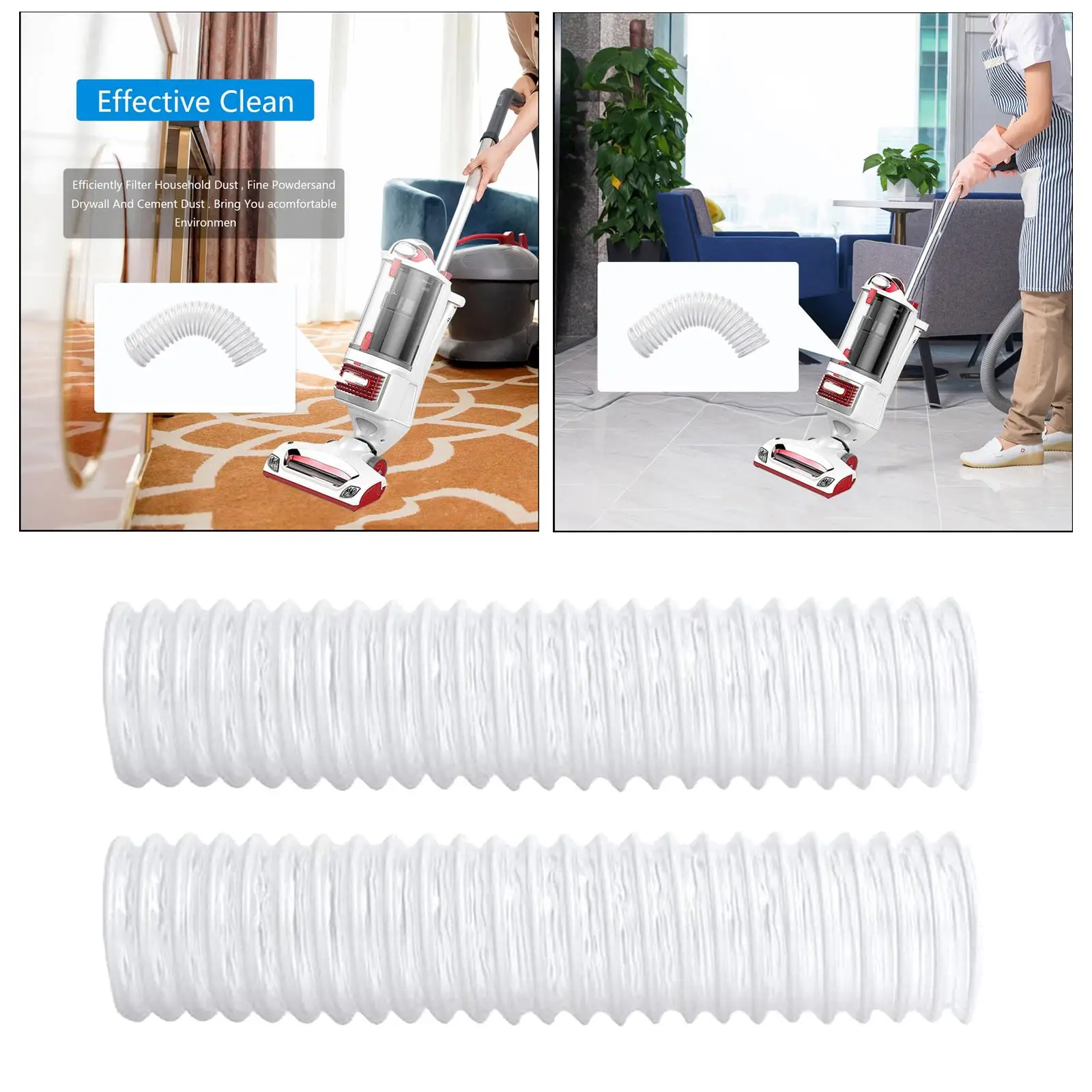 Vacuum Cleaner Floor Lower Duct Hose Replacement Clear Plastic Accessory for Shark NV500 NV500CO NV500GD NV501 NV552 UV560