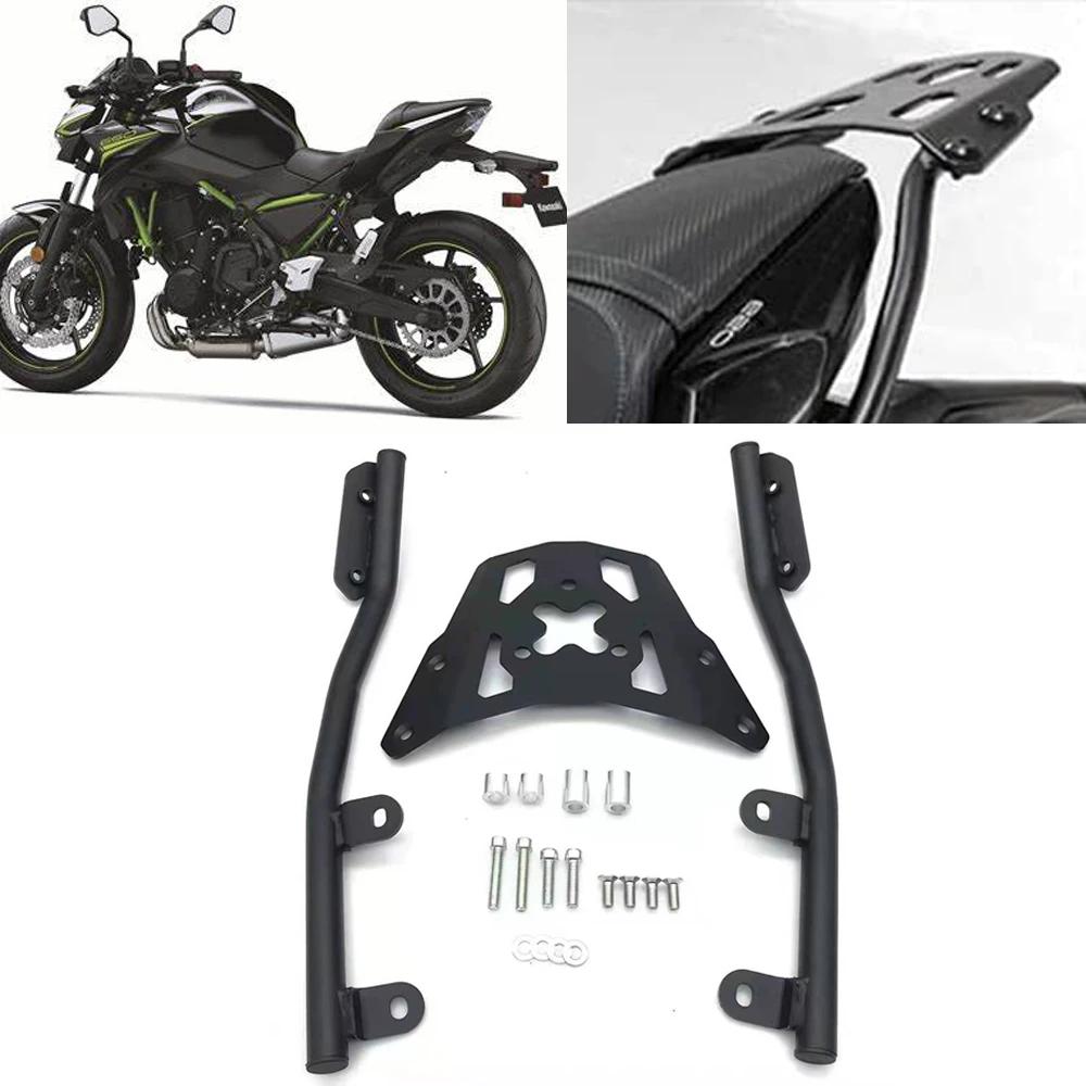 

Fit for Kawasaki Z650 ABS Ninja 650 KRT EX650 2018-2023 Motorcycle Rear Luggage Rack Tail Box Shelves Plate Cargo Bracket