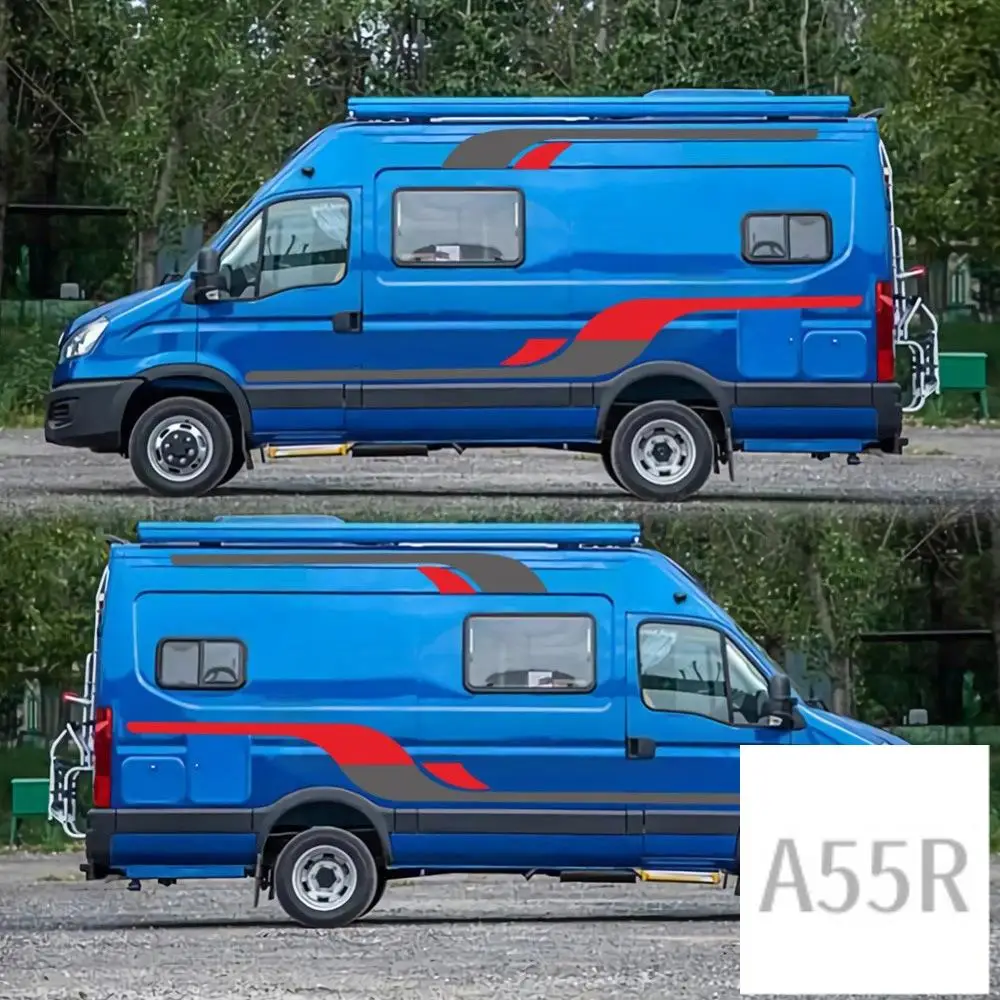 

5R-Vehicle Decals Sticker Decor Vinyl Graphics Decals Stickers Car Styling For Ford TRANSIT LWB Caravan Trailer Camper