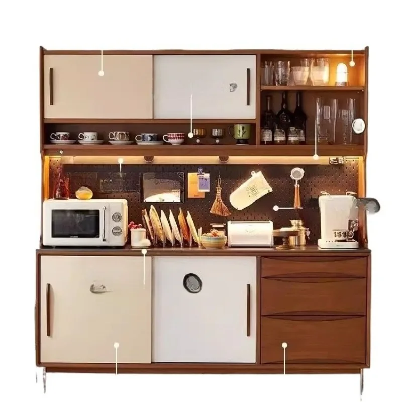 

Solid wood side cabinet