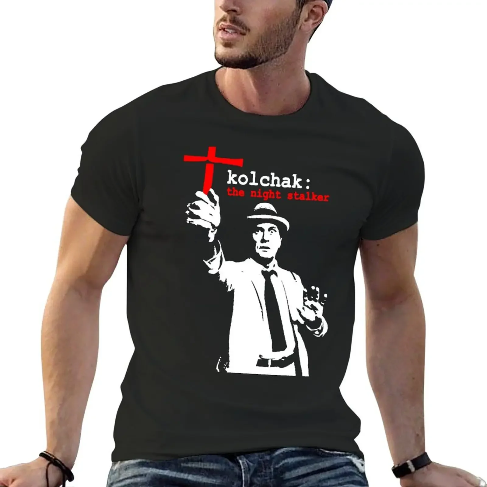 

Kolchak The Night Stalker T-Shirt cotton graphic tees customs design your own anime stuff mens graphic t-shirts hip hop