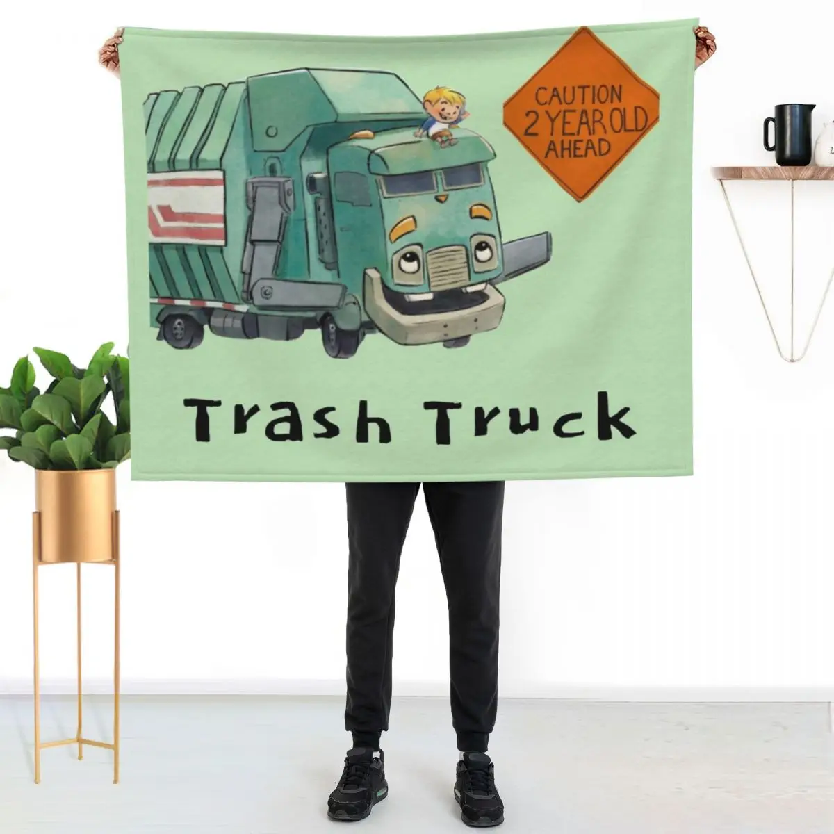 

Trash Truck cartoon Netflix Throw Blanket Year Round Soft Comfortable Blanket for Home