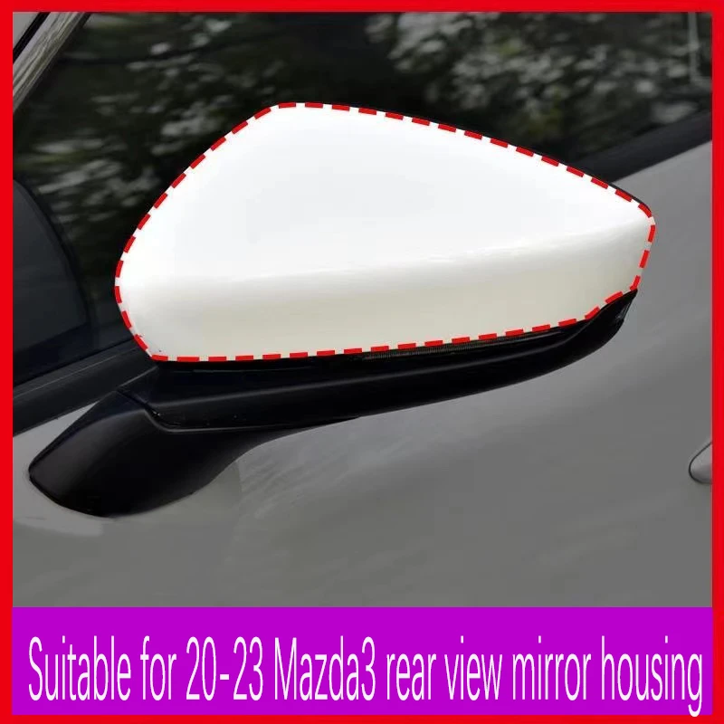 Auto Parts Exterior mirror cover Rearview mirror housing painted color for Mazda3 Axela 2020 2021 2022 2023