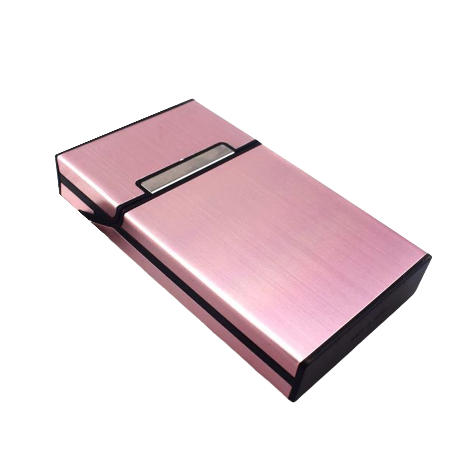 Ultra Thin Solid Color Cigarette Case Pocket Size Large Capacity Cigarette Case for Home & Business Occasions