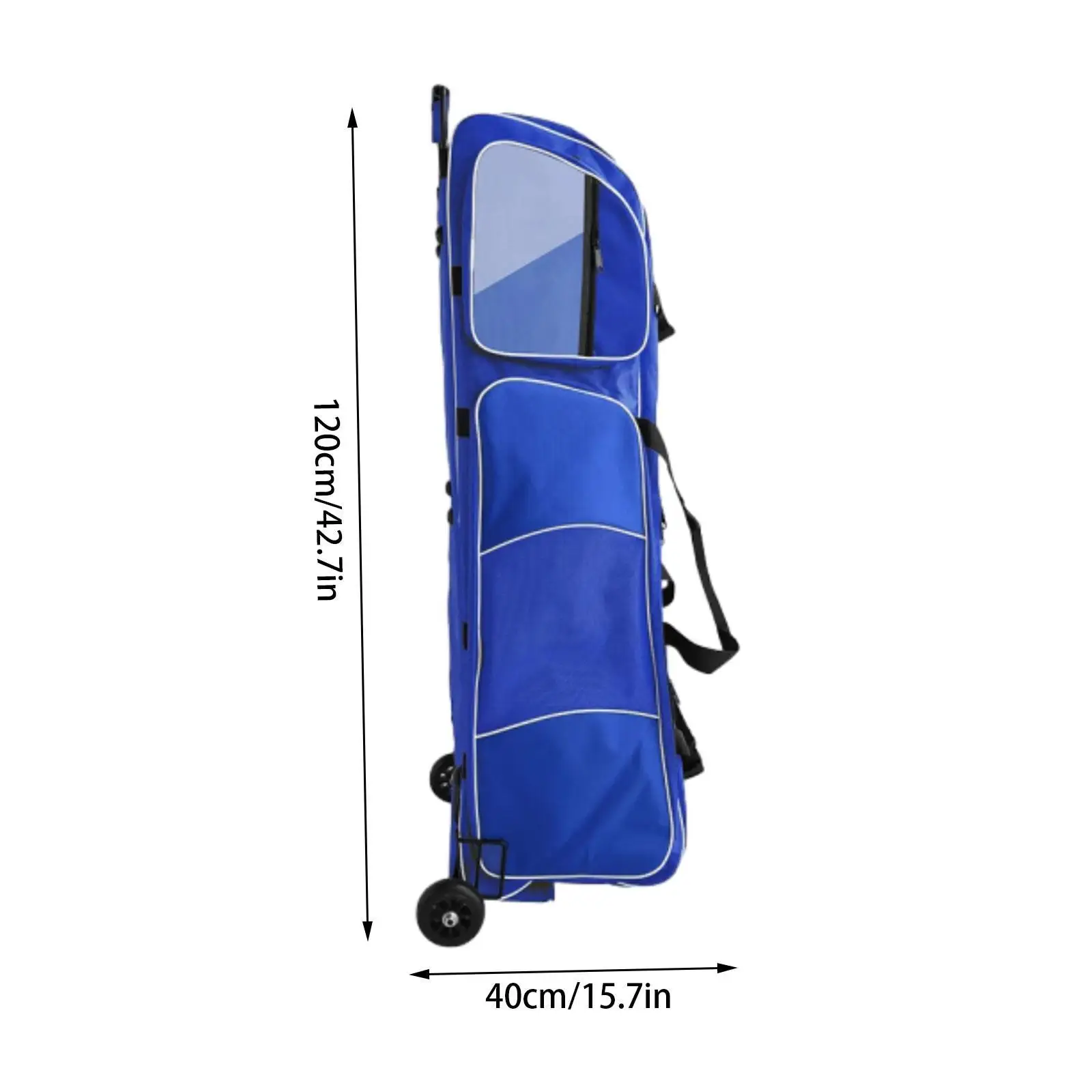 Fencing Wheel Bag Organizer Portable Large Capacity Storage Bag Draw Bar Bag for Enthusiasts Foil Fencers Fencing Training