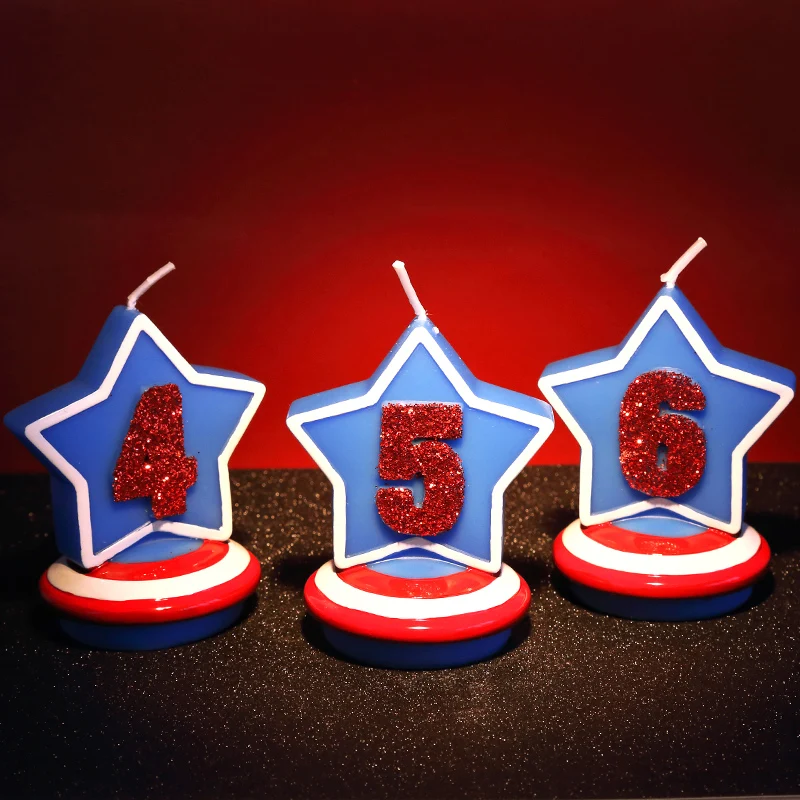 Birthday Candle Digital Creative Children's Cake Decoration
