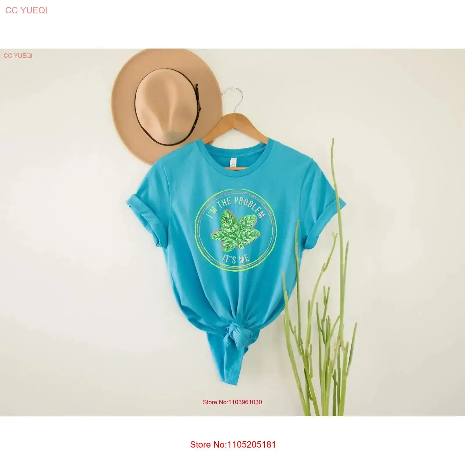 Camiseta I'm The Problem Neon PlanT para mamá amante de Calathea It's Me Funny Lady vintage ropa de diseñador lavada homme Unisex