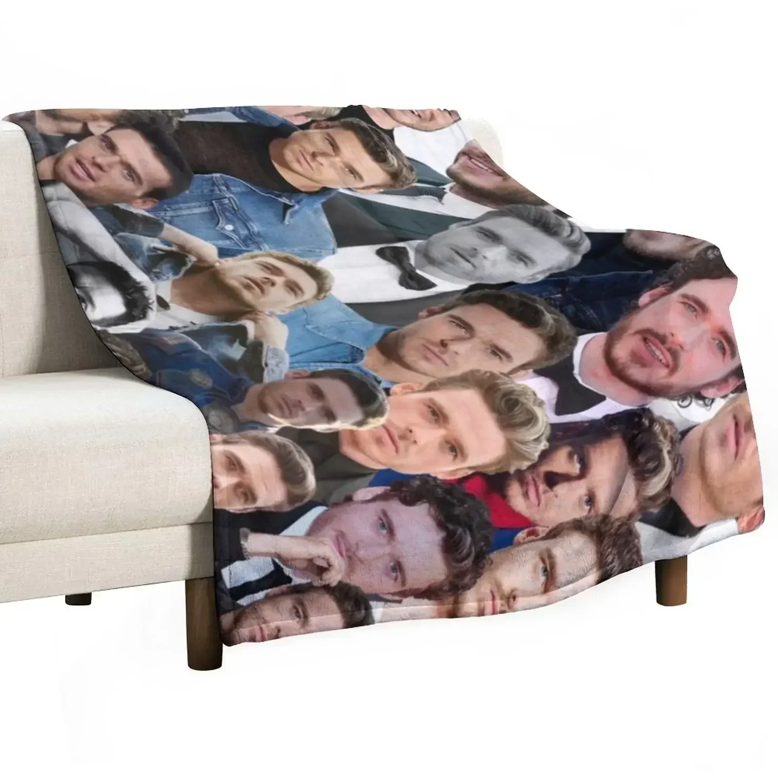 

New richard madden photo collage Throw Blanket Blankets For Baby Custom Weighted Blankets