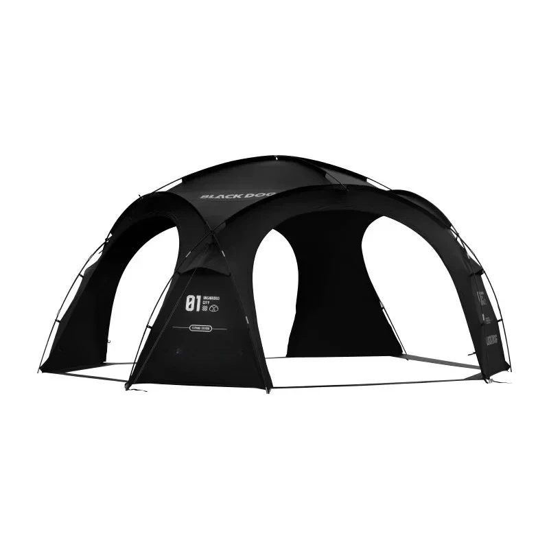 Black Glue Luxury Tent Outdoor Camping Waterproof Camping Portable Family Tent Expansion Hiking Large Tent