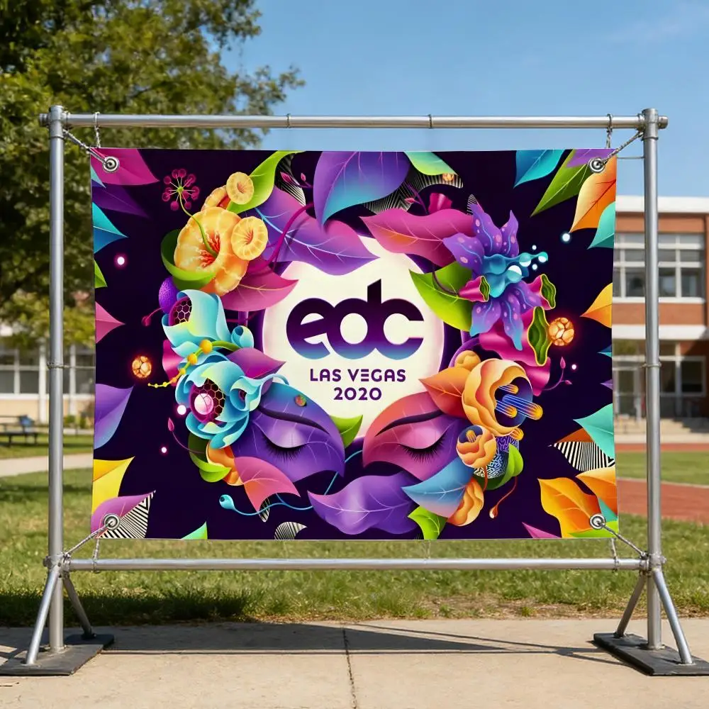Festival - E-Electric D-DaisyCarnivals Flags Anti Wrinkle Waterproof Cozy Home Flag for Indoor & Outdoor Home Decor