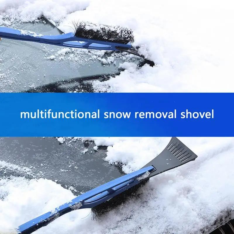 Ice Scrapper Multifunctional Automobile Snow Shovel Glass Defrosting Snow Removing Deicing Snow Cleaning Tool Car Wash Supplies