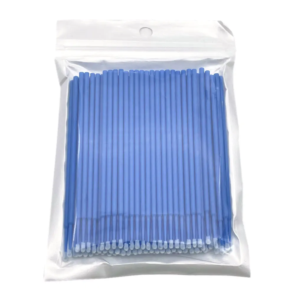 100PCS Dental Disposable Micro Applicator Brush Cotton Swab Eyelash Extension Tools makeup applicator remove tool