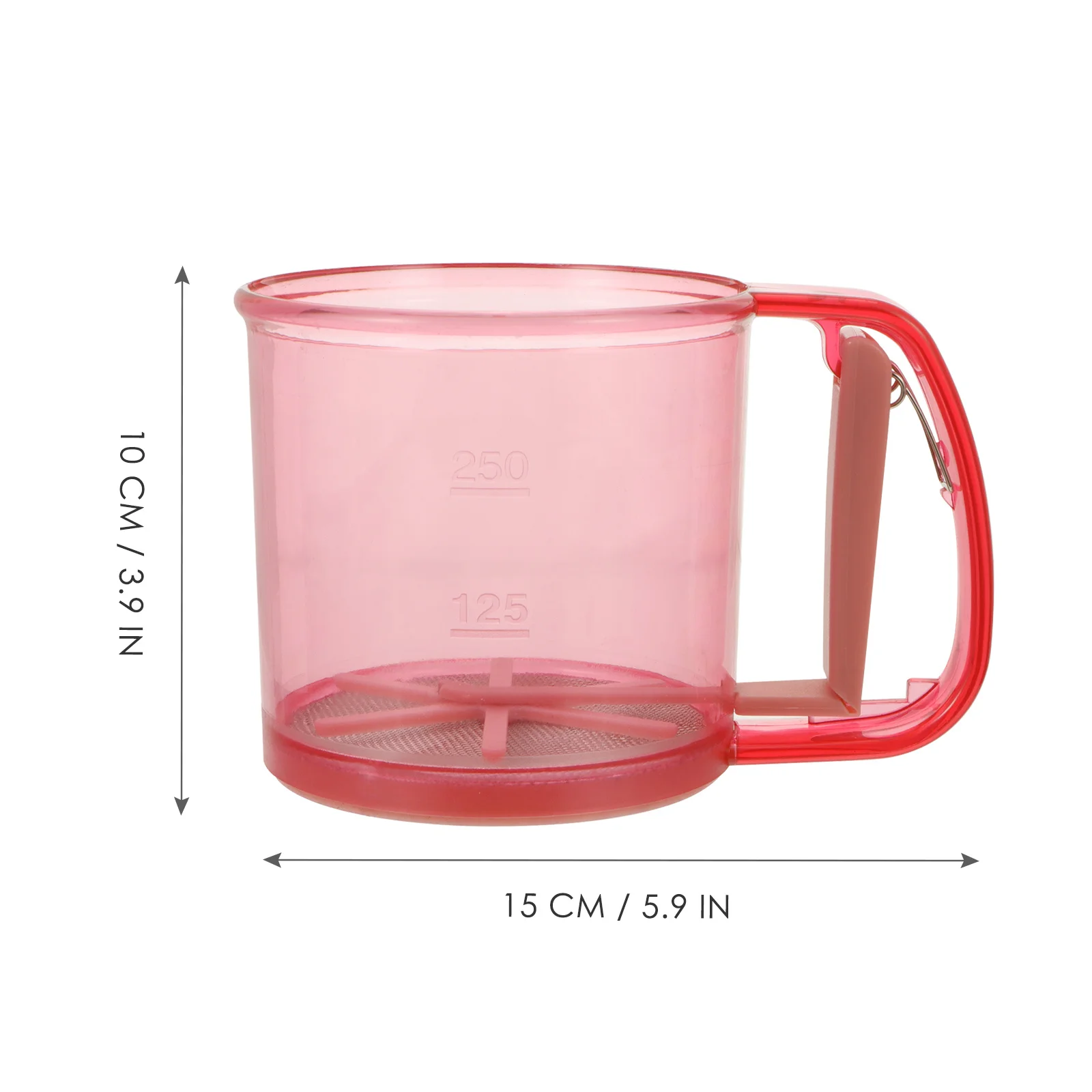 

1Pcs Handheld Flour Sifter Stainless Steel Mesh Portable Baking Sieve Cup for Flour Cocoa Powder Powdered Sugar Home Kitchen