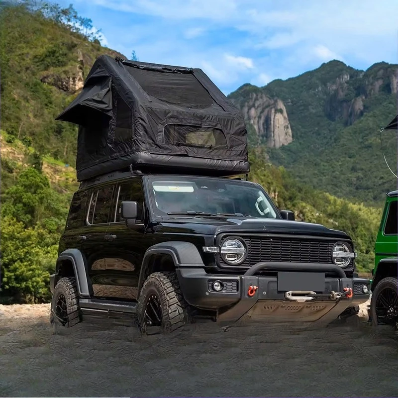Roof tent inflatable, quick opening, waterproof sunshade, self-driving tour, camping car, car top tent