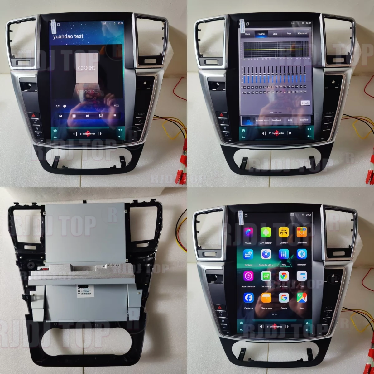 

Автомобильная магнитола Qualcomm Android для Mercedes Benz ML GL W166 X166 2012-2015 с GPS-навигацией, мультимедийным плеером и беспроводным CarPlay