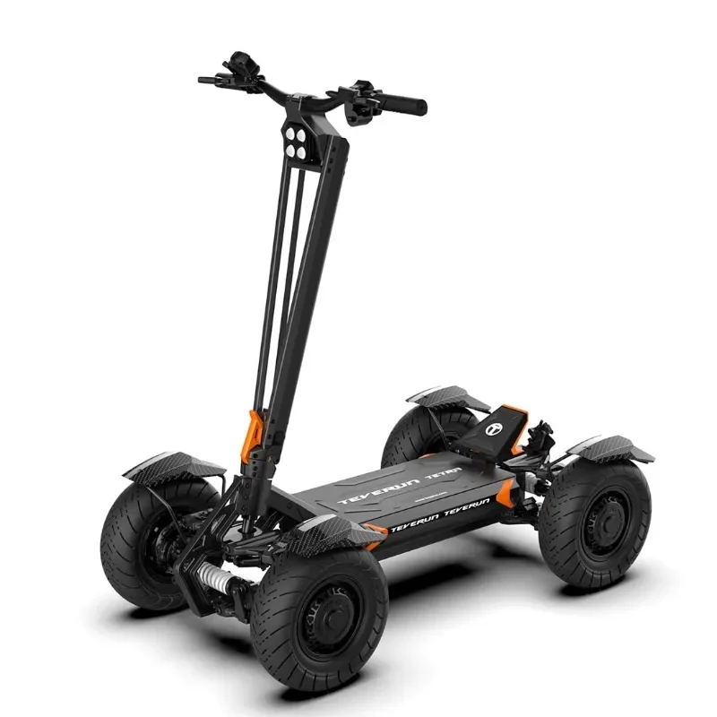 Electric Foldable 4 Motor 1500 W Max Speed 80 km/h Autonomous 200 km Disc Brakes